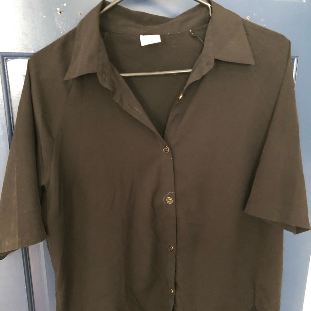 Vero Moda black oversize shirt